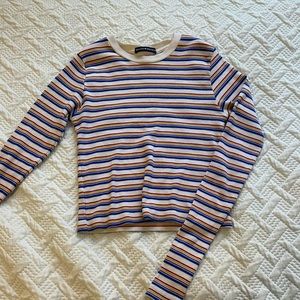 brandy striped shirt